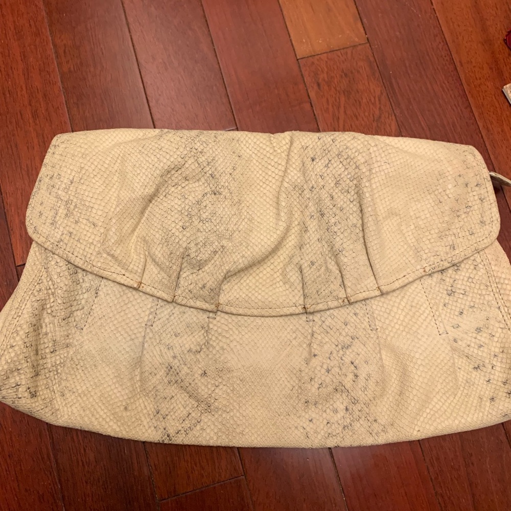 Elle Tahari Snakeskin Clutch